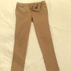Men’s Lululemon ABC Pant Skinny Tan (34)
